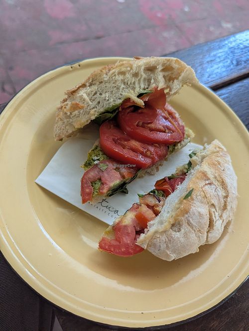 Vegan sanga at Ritual Speciality Coffee in Maputo