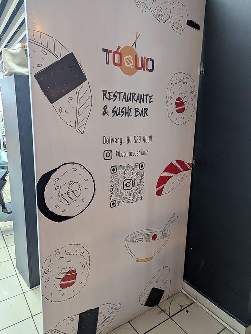 Order here at Tóquio Sushi in Maputo