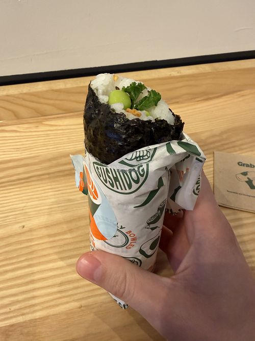 Satay Tofu SushiDog   at SushiDog Kings Cross in London