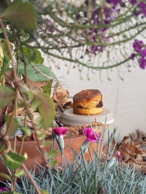 Tortina - Means small cake in Italy, Always baked-in-house with organic olive oil, organic flour and organic sugar, available in rotational flavours at Fika in Victoria