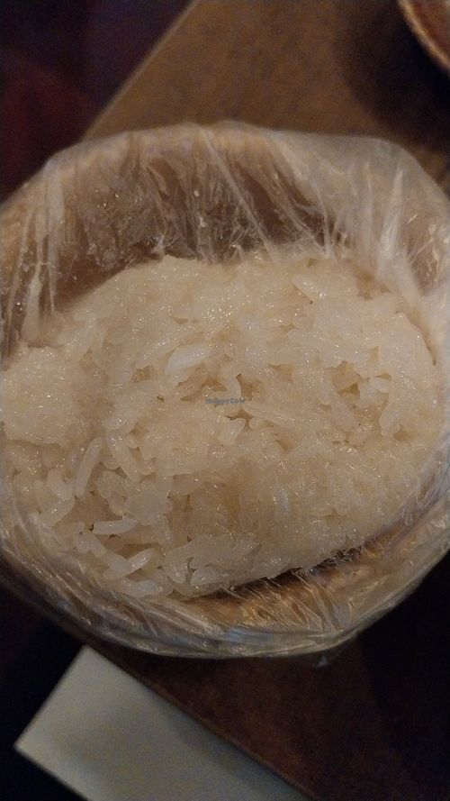 Sticky rice at Les Amants Verts in Paris