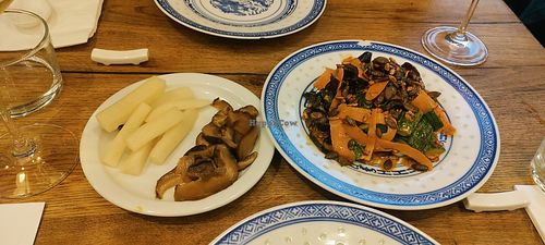Pickles and wood ear mushroom salad at WANGS 王 in Bristol