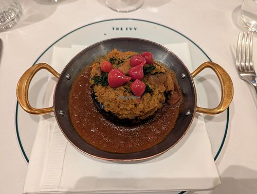 Lentil and Aubergine Bake at The Ivy Cardiff in Cardiff