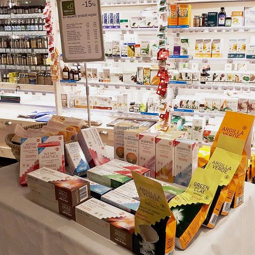 cosmetics at NaturaSi in Catania