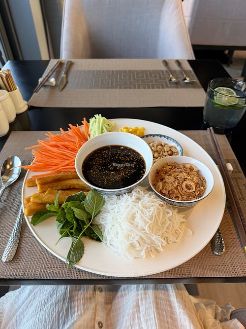Vietnamese style breakfast  at Elite Of The Seas  in Hanoi