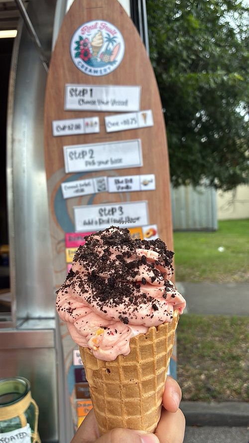 Sorbet   at real fruit creamery  in Mobile