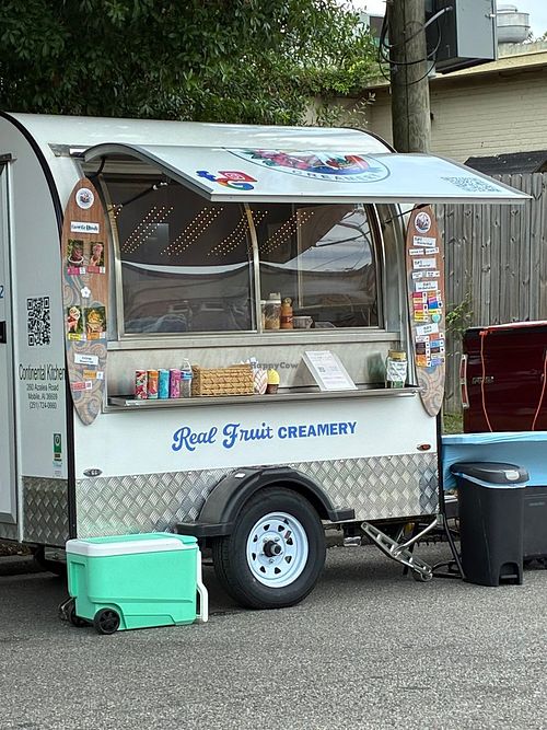 Place   at real fruit creamery  in Mobile
