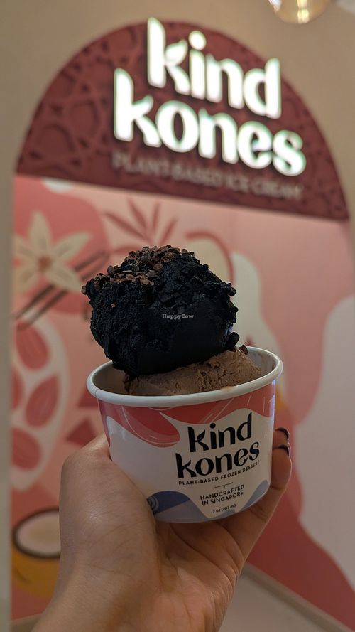 Cup with two scoops at Kind Kones in Dubai