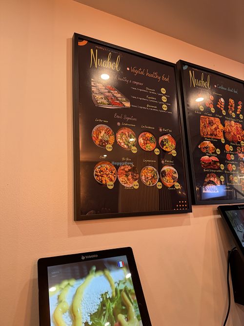 Menu  at NUABOL Angers in Pays De La Loire