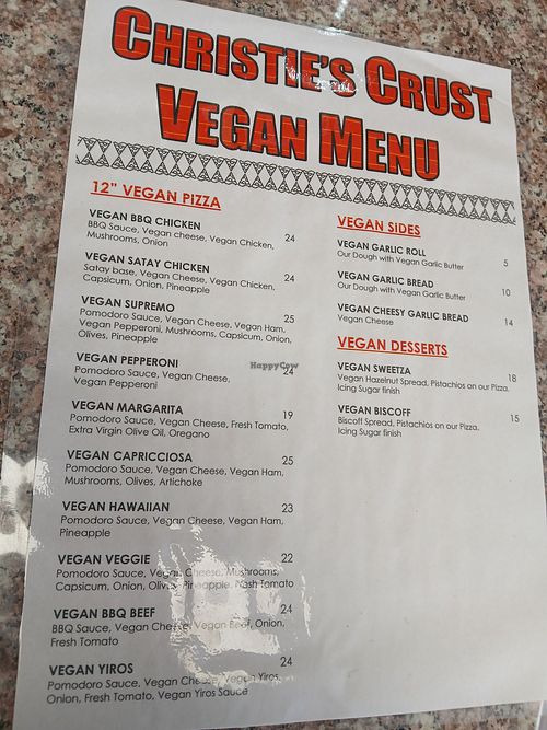 Many options! All delicious at Christie’s Crust New Management in Christie Downs