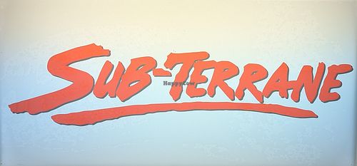 logo at Sub-Terrane - pop-up in Portland