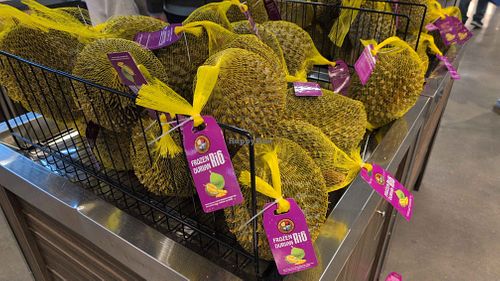 Durian - hard to find elsewhere at Lotte Plaza Market Jacksonville in Jacksonville