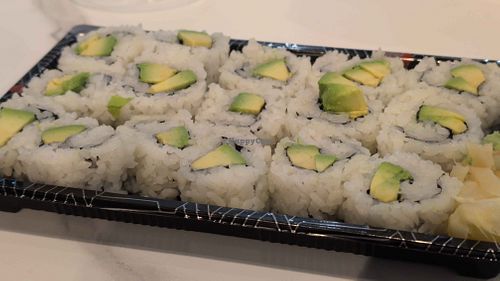 Avocado rolls at Tori Hana Japanese Street Food in Jacksonville