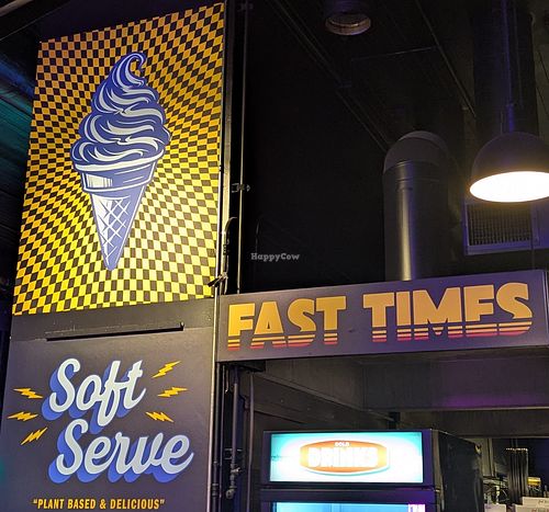 signage at Fast Times in Portland