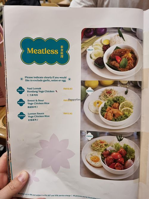 Meatless menu at Kakatoo @ Sunway Pyramid in Selangor