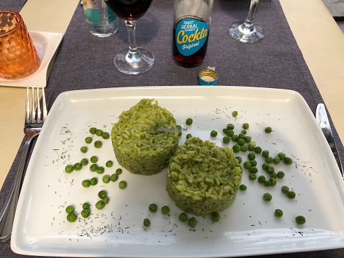 Green risotto  at Pasike in Trogir