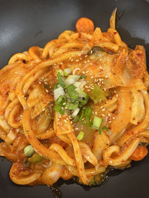 Stir fry Kimchi Udon  at U Chun Tofu n Noodle in Orlando