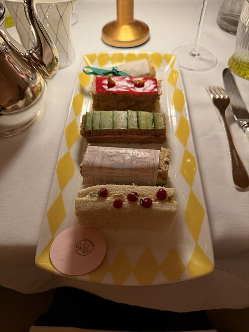 Vegan afternoon tea  at Sketch - Afternoon Tea at The Gallery in London