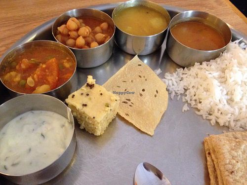 Platter  at Vatica Indian Restaurant in Marietta