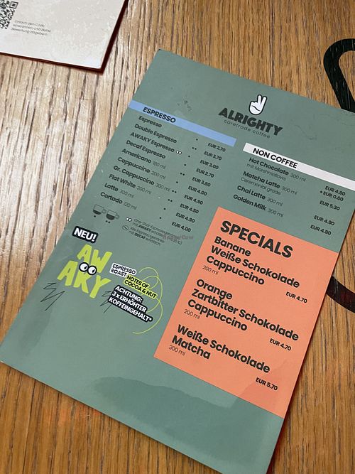 Drinks   at Alrighty Roastery & Coffee Shop in Bayern