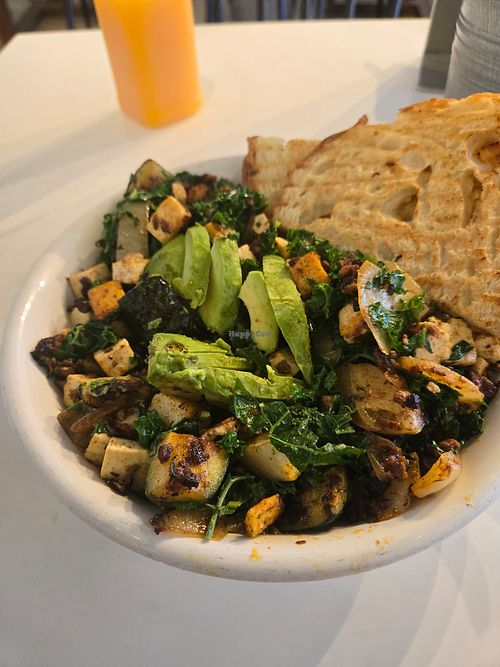 Vegan Scramble at Nutmeg Bakery & Cafe in San Diego
