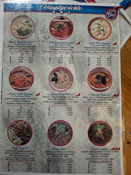 C = Tofu at Bami 789 in Berlin