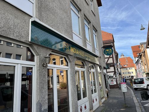 store front  at India Haus in Gottingen