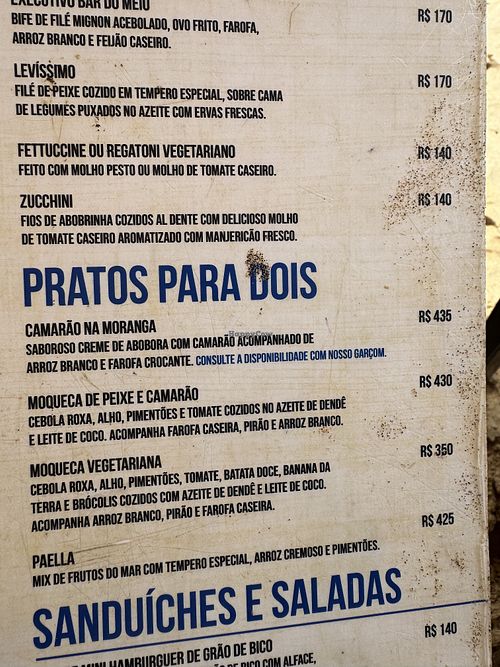 vegetarian moqueca  at Bar do Meio in Pernambuco