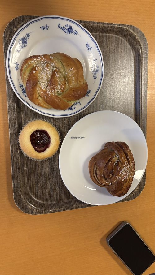 Vegan pastries  at Focus Konditori in Dalarnas Län