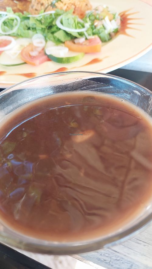 Bohnensuppe at Marlin Snack Bar5 in Sancti Spiritus