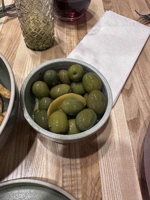 Olives  at Sister Sister Deli & Market in Beaufort