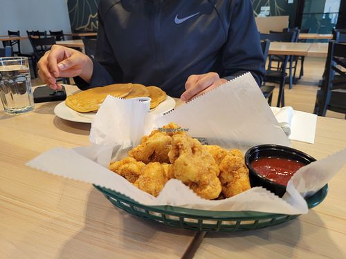Battered Cauliflower. at Soul Vegan in Chicago
