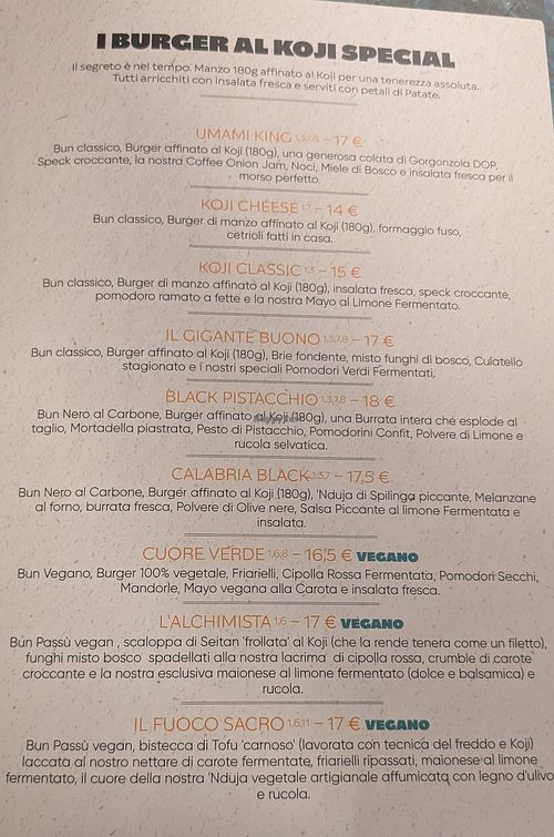 3 vegan burgers at Passù • Ristorante e Pizzeria (ex Uva e Menta) in Trentino-alto Adige