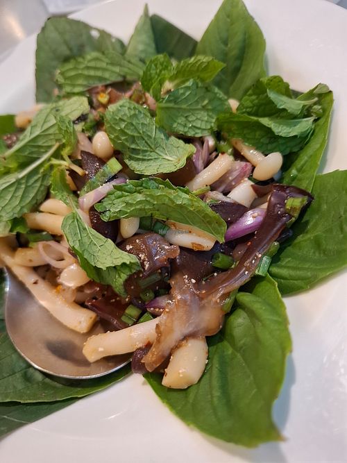 Mushroom Salad at Harmonique in Krung Thep Maha Nakhon