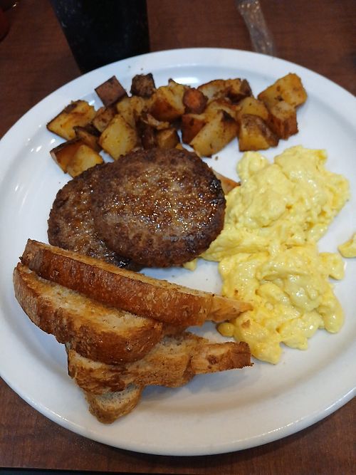 Grumpys special all vegan at Grumpy's Cafe in Cleveland