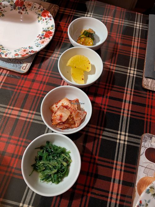 Side dishes at Kim's Mini Meals in Edinburgh