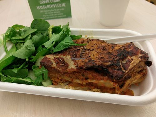 The best lasagna- Middle Eastern Lasagna! Highly recommend :) at Revive Cafe - Wyndham St in Auckland