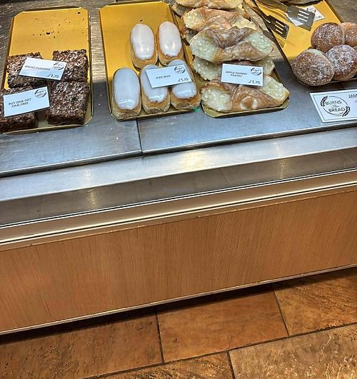 Some of the vegan items   at Burns the Bread in Castle Cary