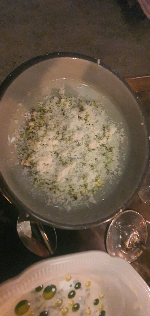 Cauliflower with vegan cheese at Viinibaari Apotek / Wine Bar Apotek in Uusimaa