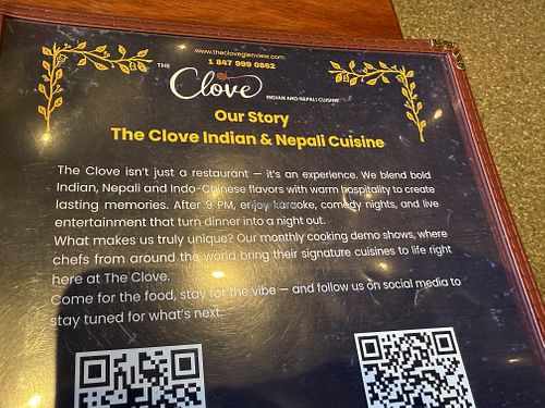   at The Clove Indian and Nepali Cuisine in Glenview