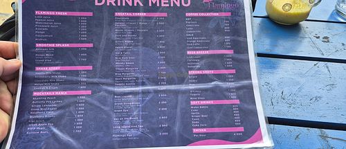 Drinks @Flamingo at Flamingo Beach Restaurant in Ahangama