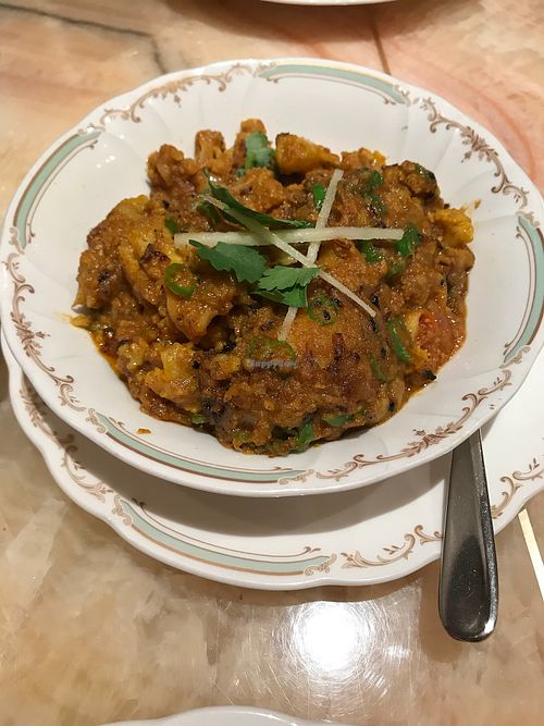 Aloo gobi at Nataraj - Ginza in Tokyo
