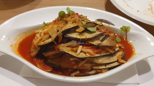 Vegan lasagne at Paradise Resort Gold Coast in Surfers Paradise