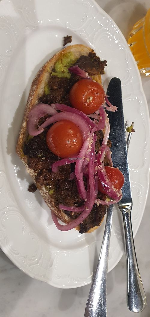 Vegan oat sandwich at Fazer Café Kluuvikatu in Uusimaa