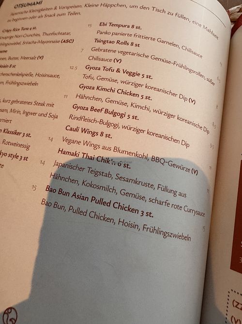 Menü  at Strandclub Horizon in Zeeland