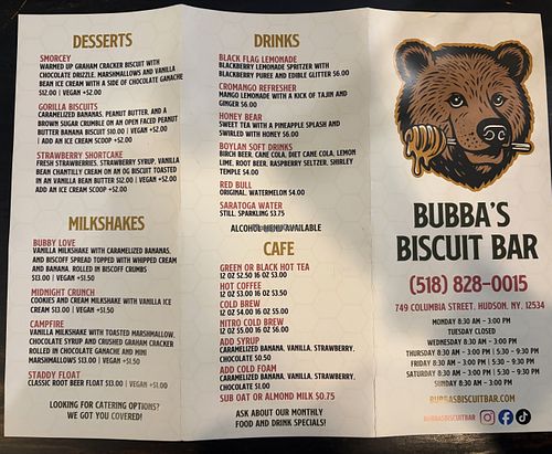   at Bubba's Biscuit Bar in Hudson
