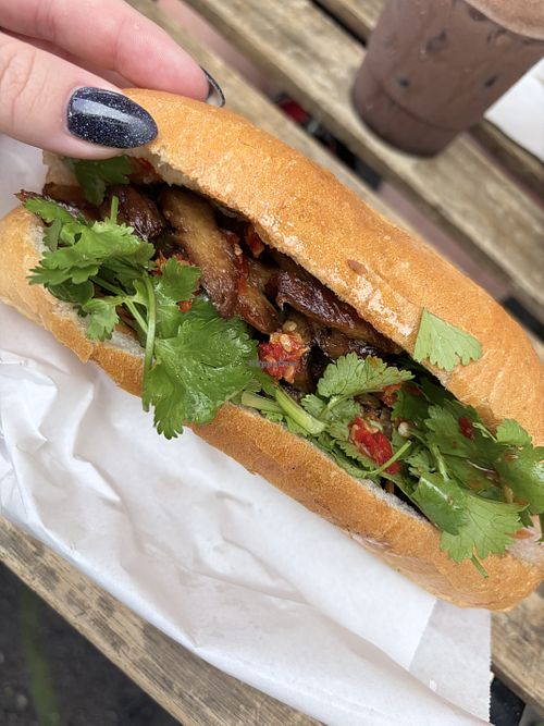 Duck Bahn Mi  at Vietnamese Bahai Mi in Milton