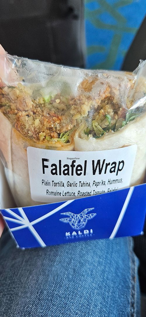 Falafel wrap at Kaldi 850 Coffee - Salalah International Airport in Salalah