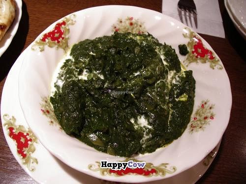 Spinach curry. at Nataraj - Suginamiku in Tokyo