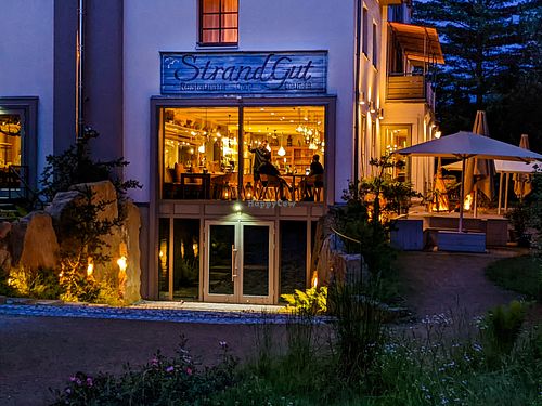 The back of Strandgut from outside at Strandgut in Bad Schandau